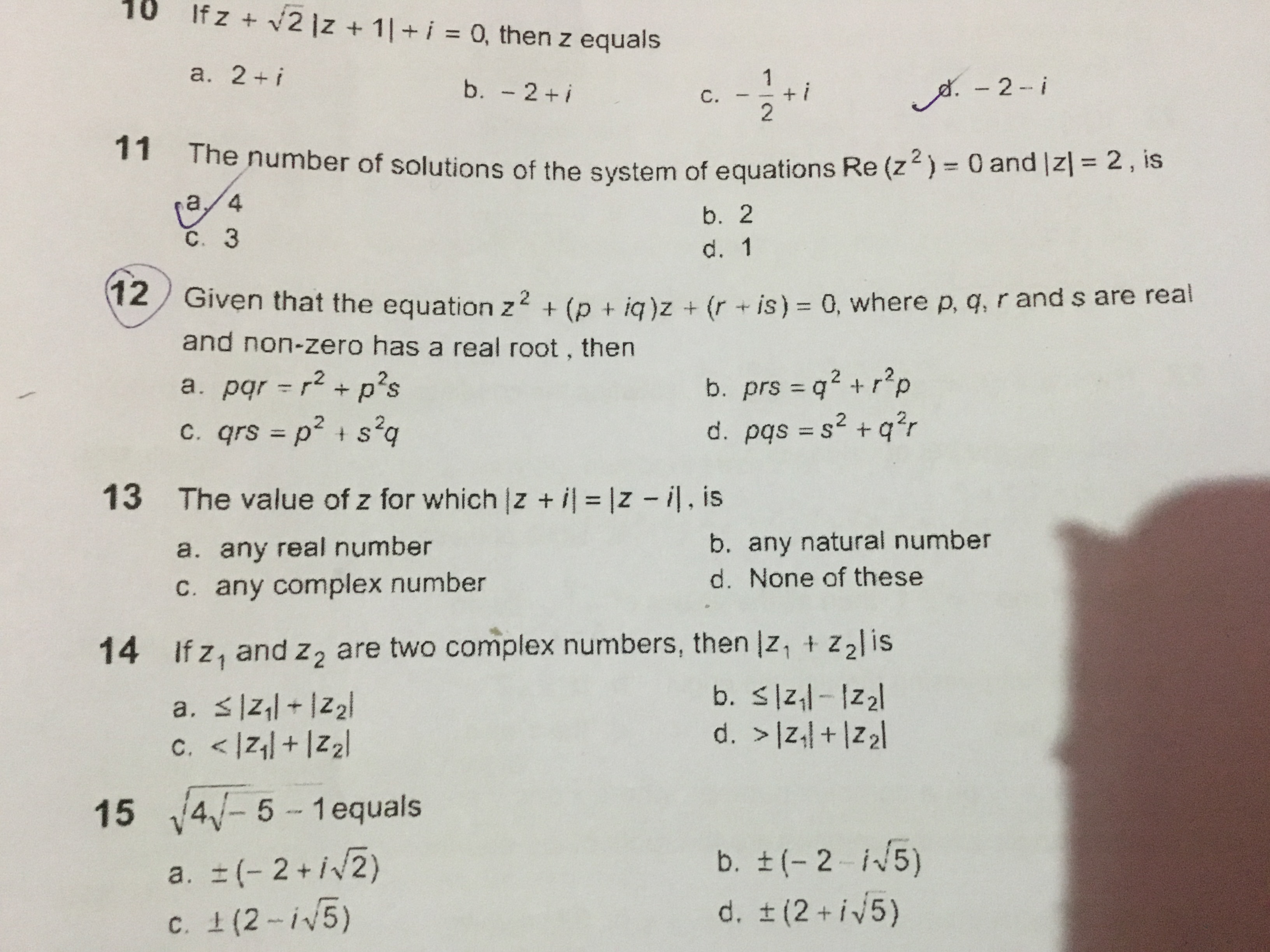 Question image for Please give me ANSWER and with solution of que nu